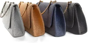 AandinaA Evening bags for Women with a keychain as a gift clutch purse formal Wedding Party Prom with Shoulder Strap
