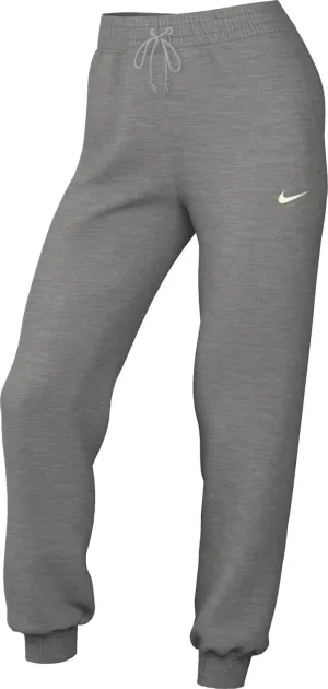 Nike Sportswear Phoenix Fleece Women's Mid-Rise Sweatpants (FZ7626-063, Dark Grey Heather/Sail)