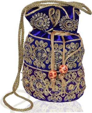 Purpledip Potli Bags Drawstring Purse (Potli01$)