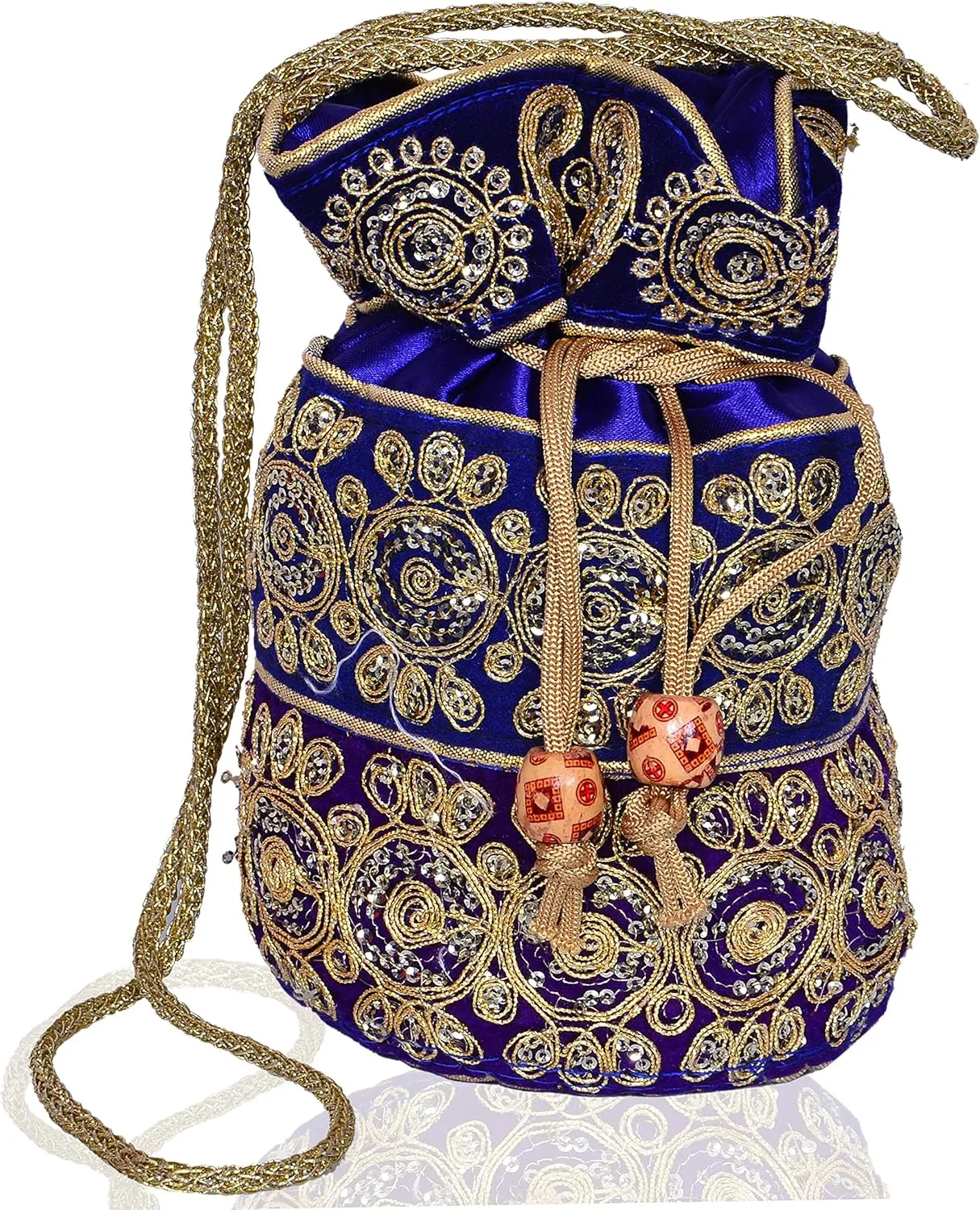Purpledip Potli Bags Drawstring Purse (Potli01$)